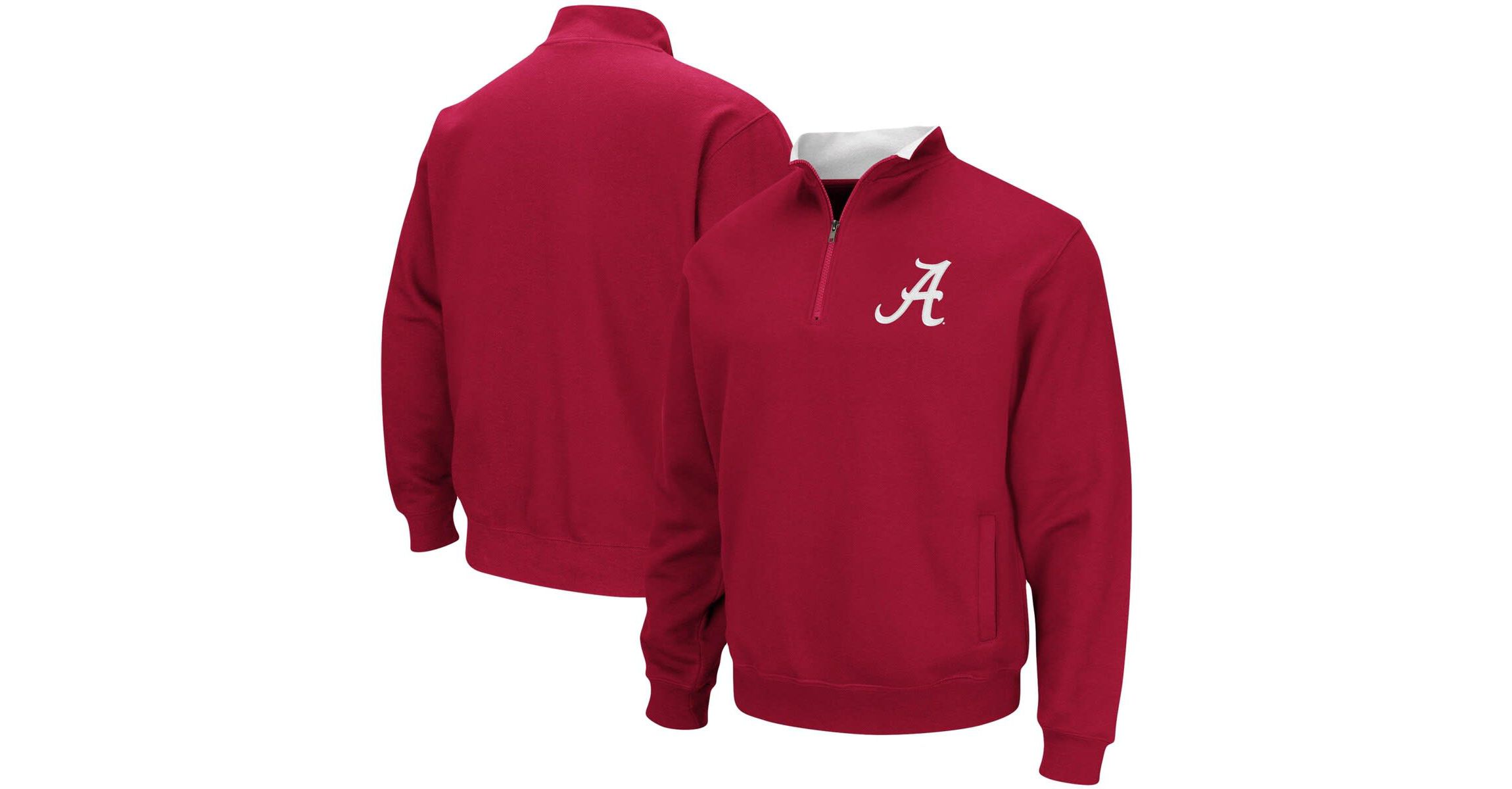 Alabama Crimson Tide NCAA Alabama Tide Big & Tall Tortugas Quarter-Zip Jacket