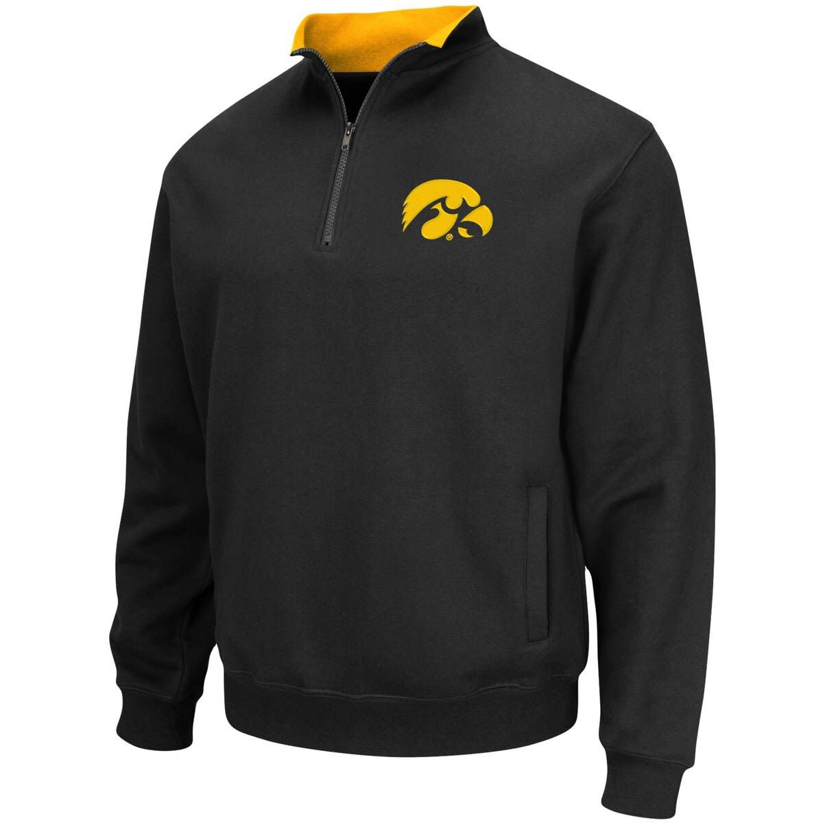 NCAA Iowa Hawkeyes Big & Tall Tortugas Quarter-Zip Jacket