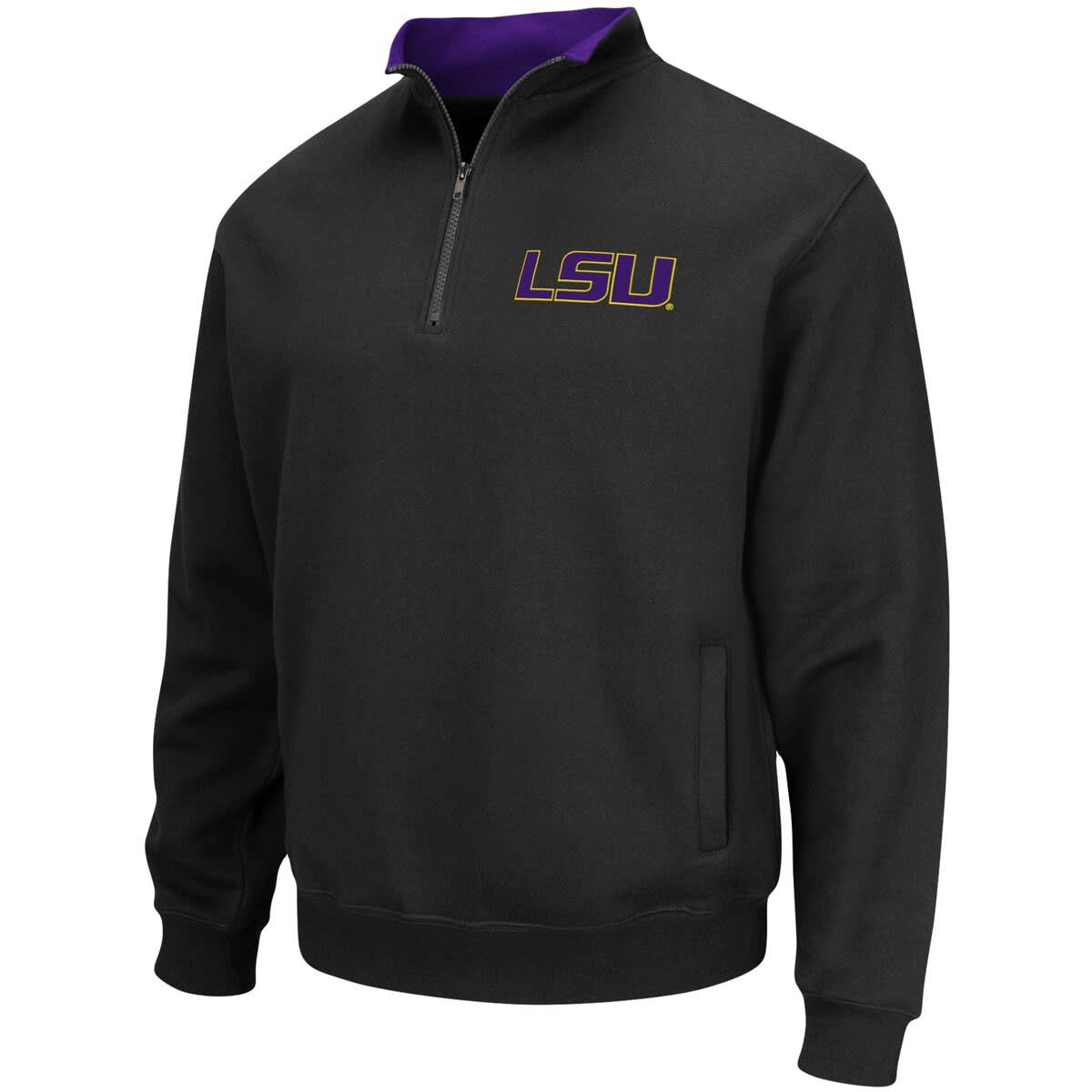 NCAA LSU Tigers Big & Tall Tortugas Quarter-Zip Jacket