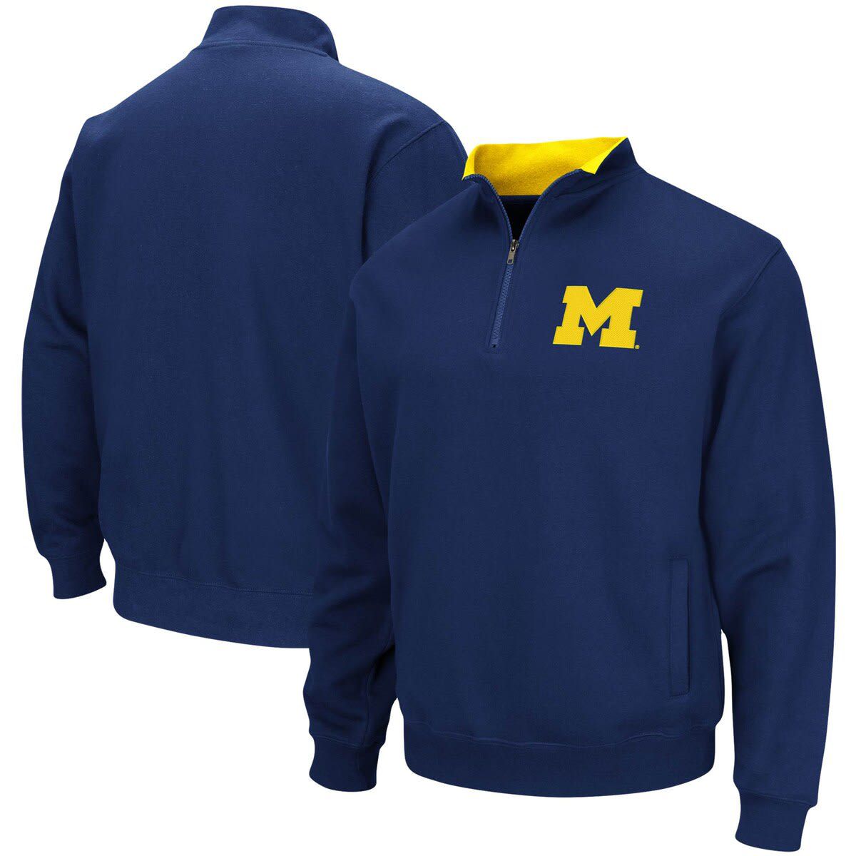 NCAA Michigan Wolverines Big & Tall Tortugas Quarter-Zip Jacket