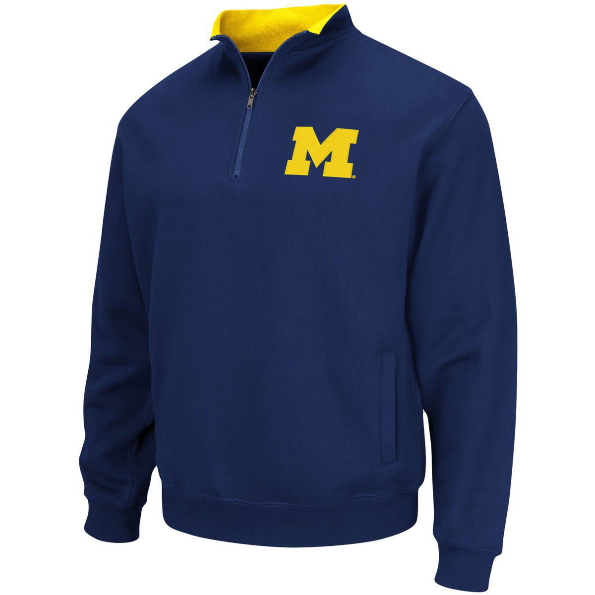 NCAA Michigan Wolverines Big & Tall Tortugas Quarter-Zip Jacket