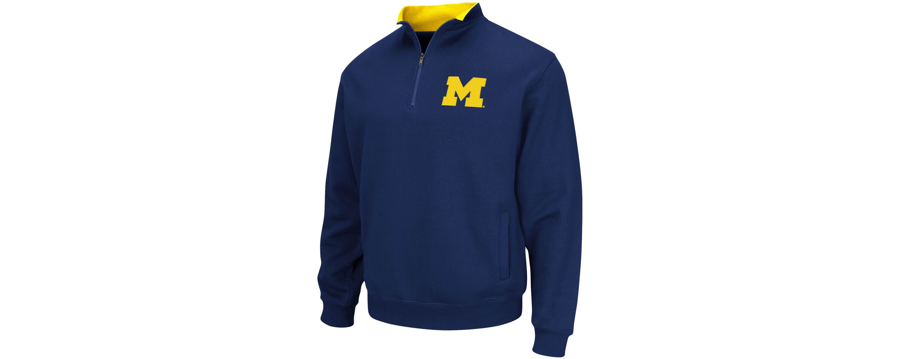 NCAA Michigan Wolverines Big & Tall Tortugas Quarter-Zip Jacket