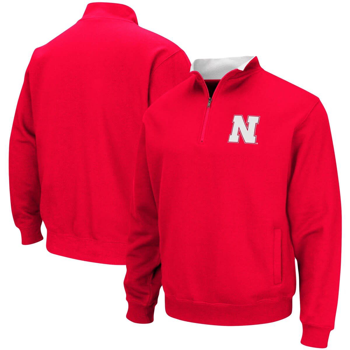 NCAA Nebraska Huskers Big & Tall Tortugas Quarter-Zip Jacket