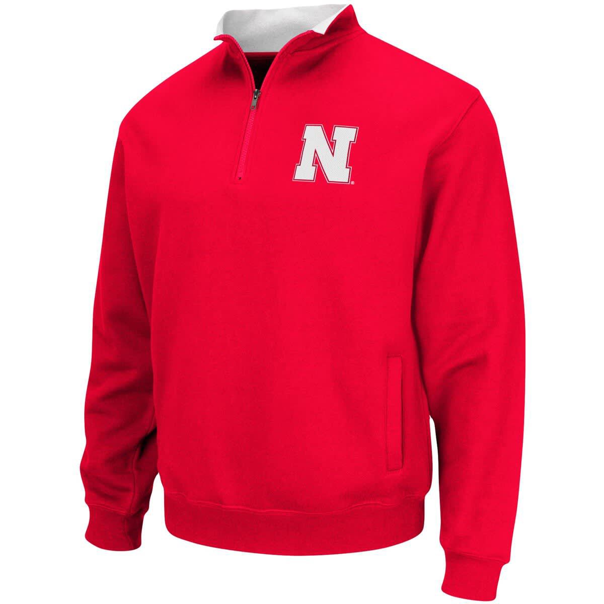 NCAA Nebraska Huskers Big & Tall Tortugas Quarter-Zip Jacket