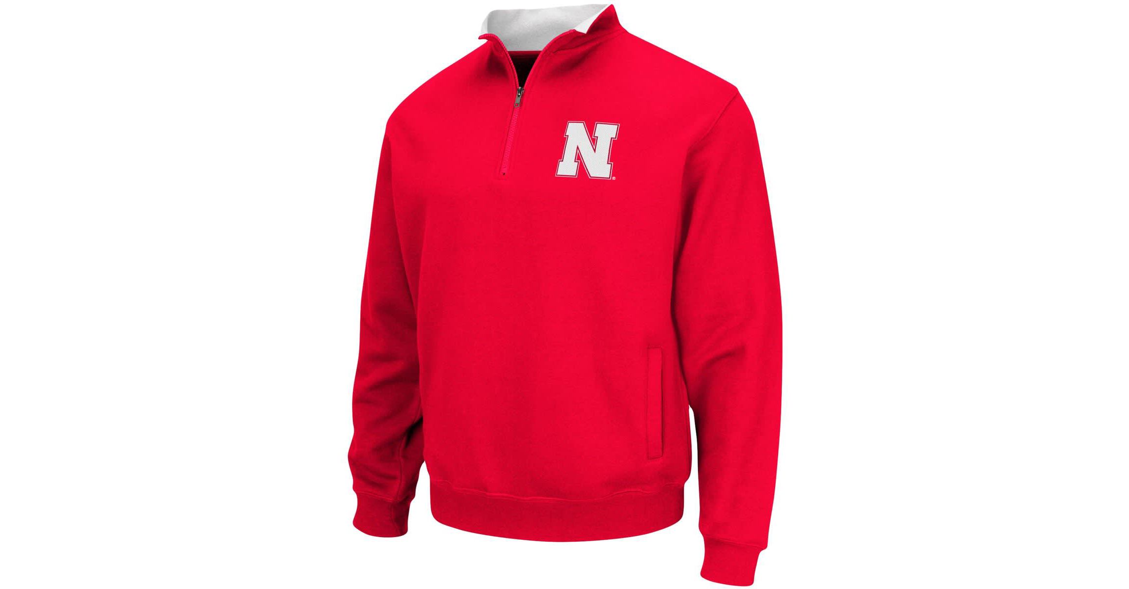 NCAA Nebraska Huskers Big & Tall Tortugas Quarter-Zip Jacket