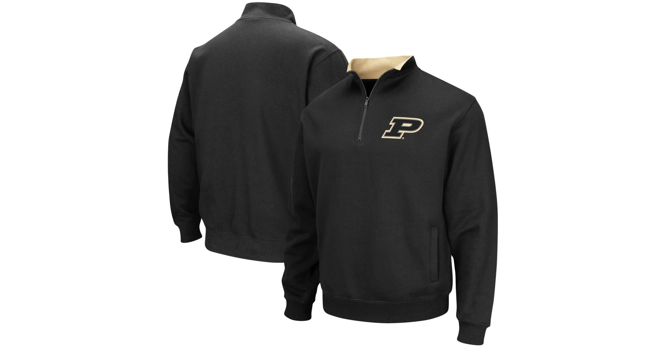 NCAA Purdue Boilermakers Big & Tall Tortugas Quarter-Zip Jacket