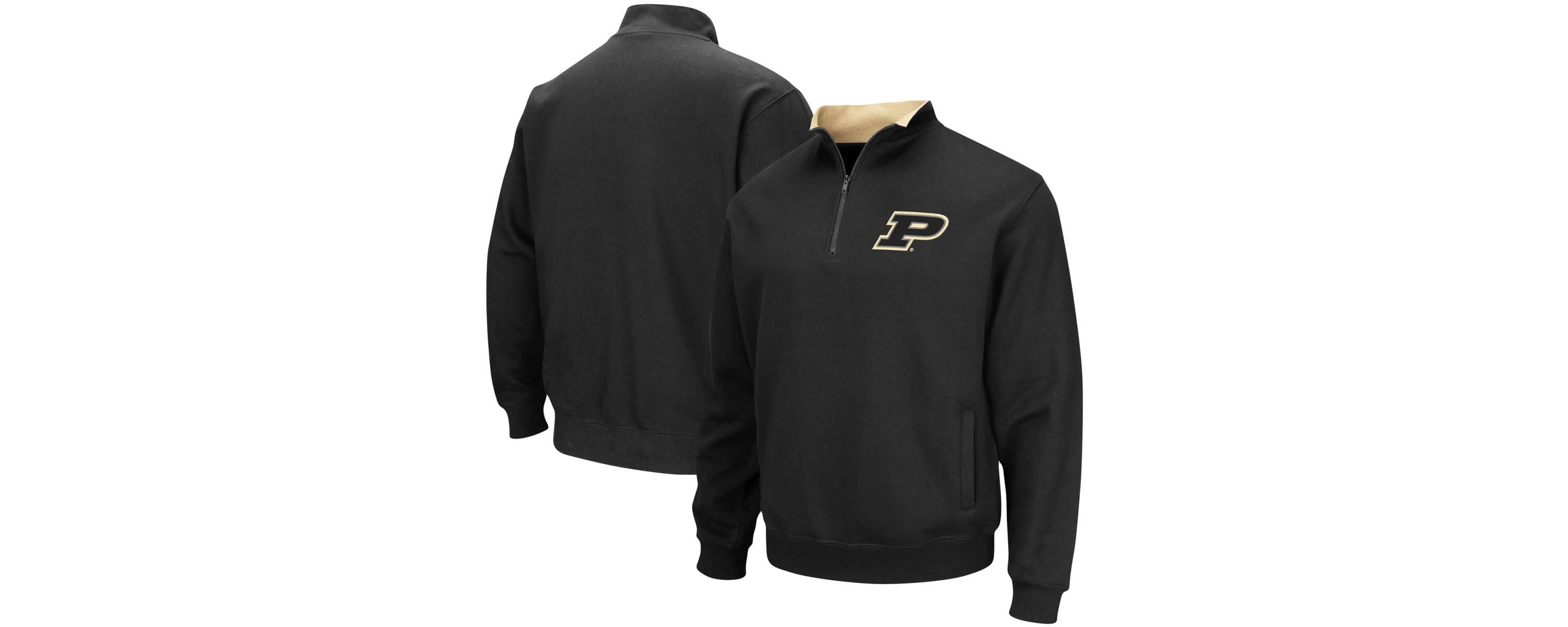 NCAA Purdue Boilermakers Big & Tall Tortugas Quarter-Zip Jacket