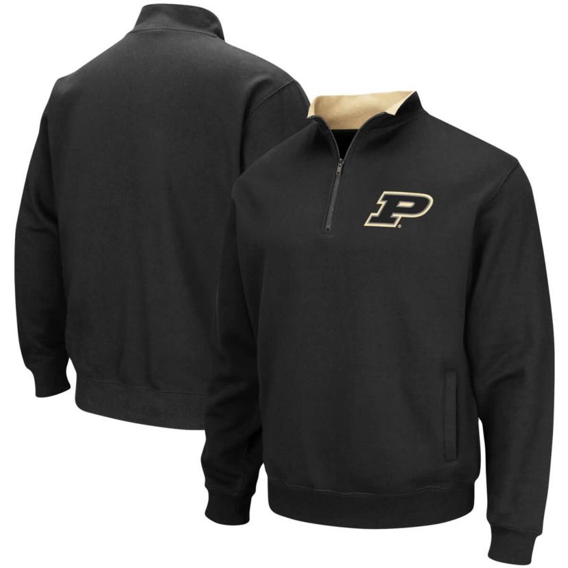 NCAA Purdue Boilermakers Big & Tall Tortugas Quarter-Zip Jacket