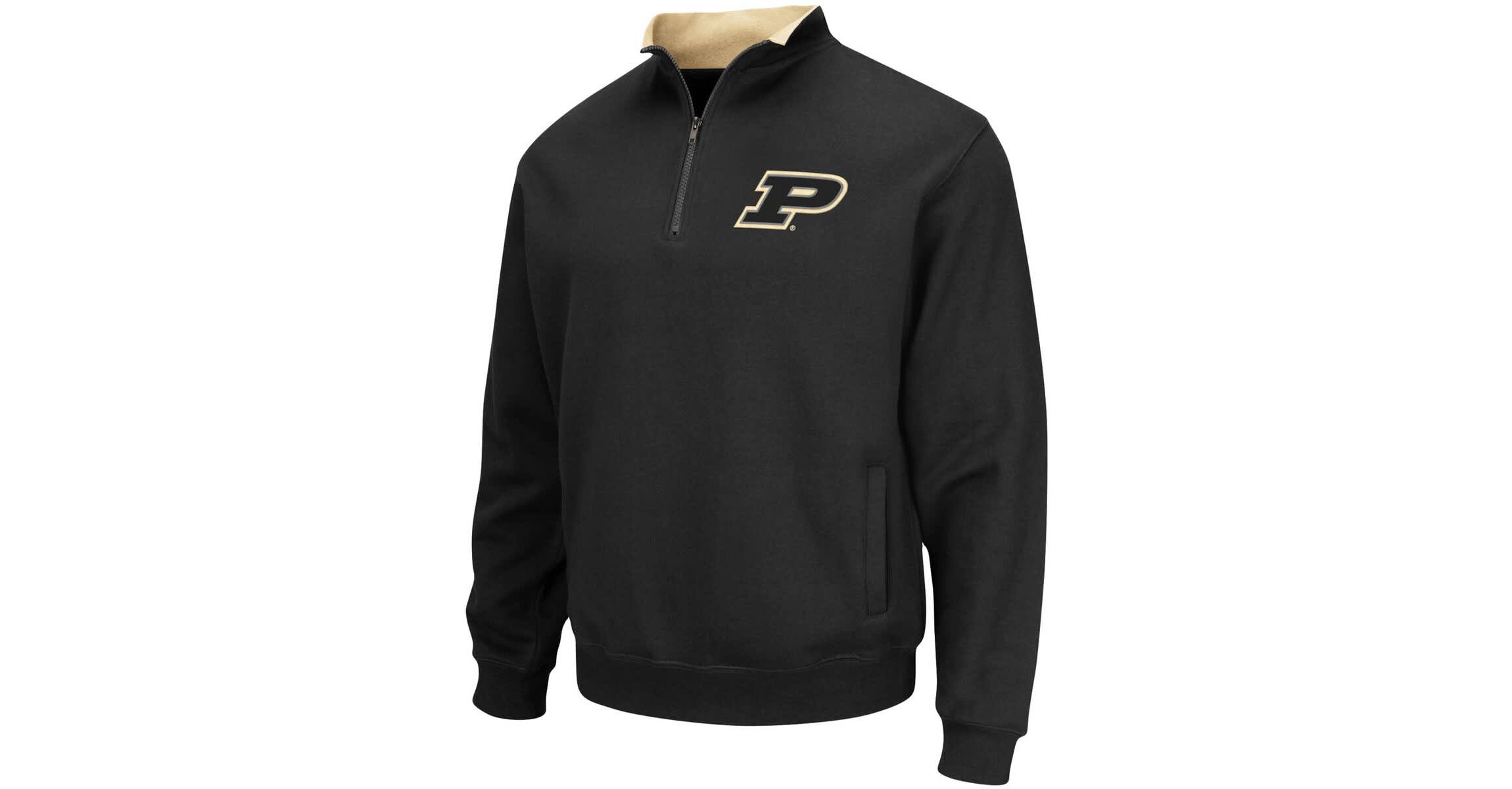 NCAA Purdue Boilermakers Big & Tall Tortugas Quarter-Zip Jacket