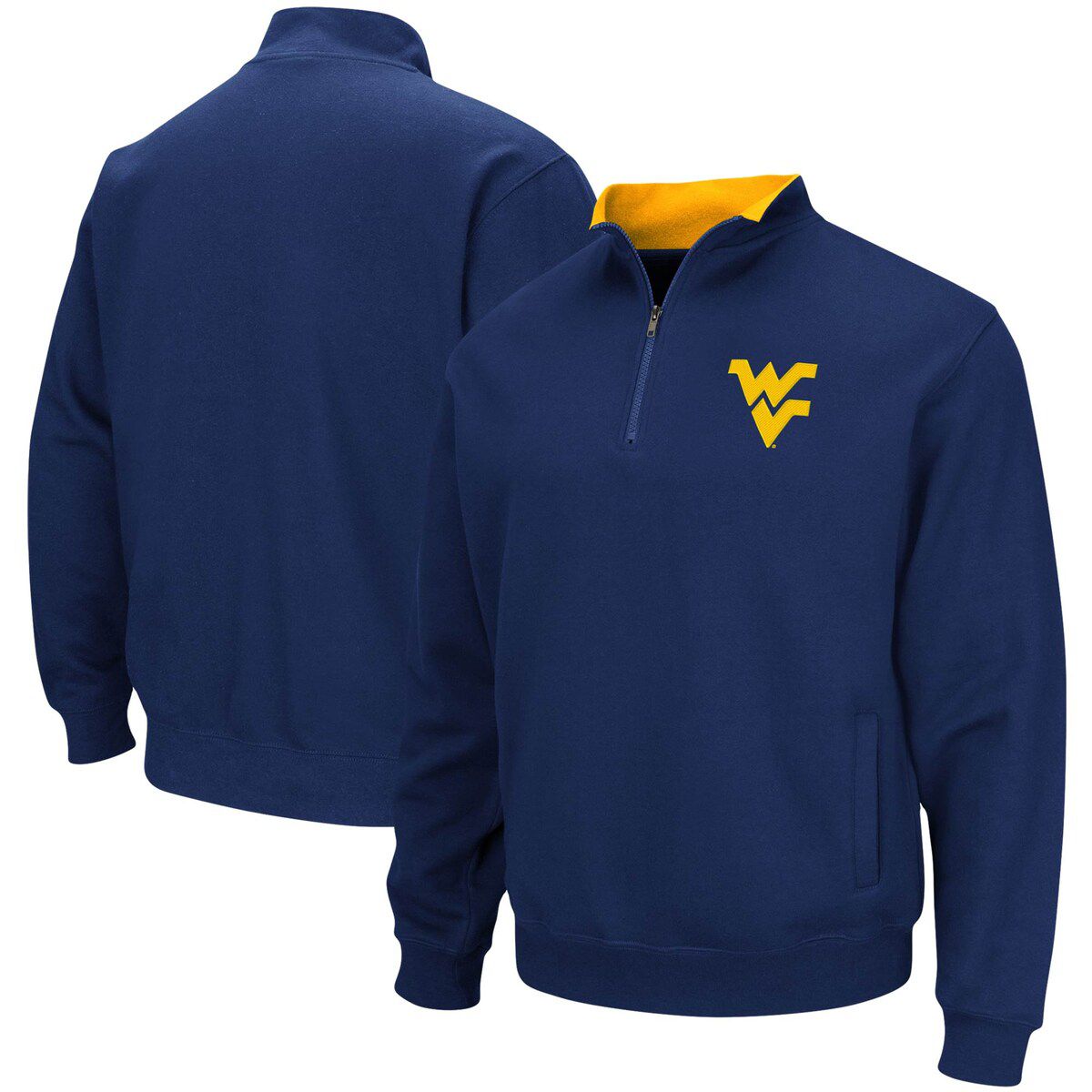 NCAA West Virginia Mountaineers Big & Tall Tortugas Quarter-Zip Jacket