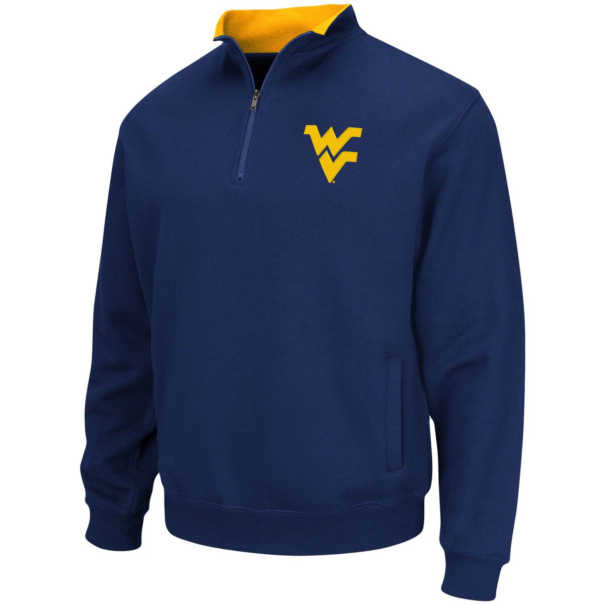 NCAA West Virginia Mountaineers Big & Tall Tortugas Quarter-Zip Jacket