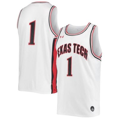 Texas Tech Red Raiders NCAA Under Armour #1 Replica Basketball Jersey
