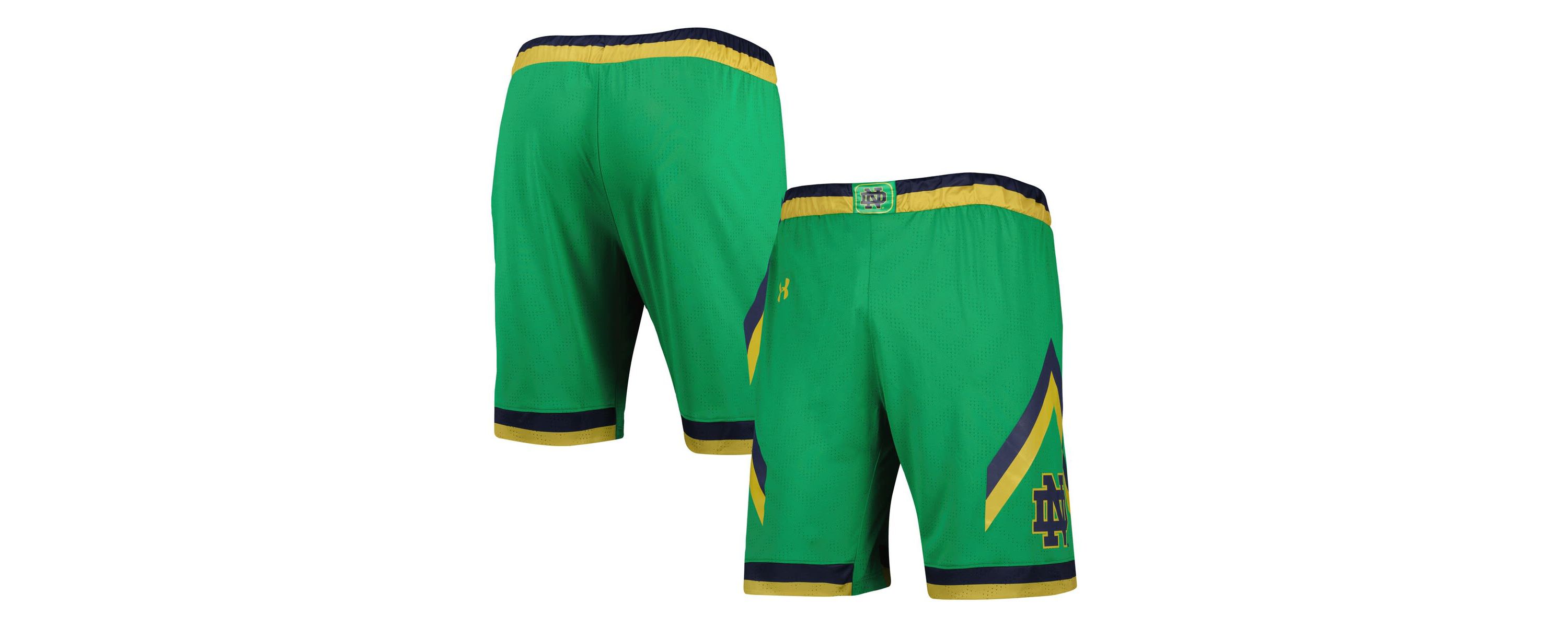 NCAA Under Armour Notre Dame Fighting Irish Team Replica Basketball Shorts