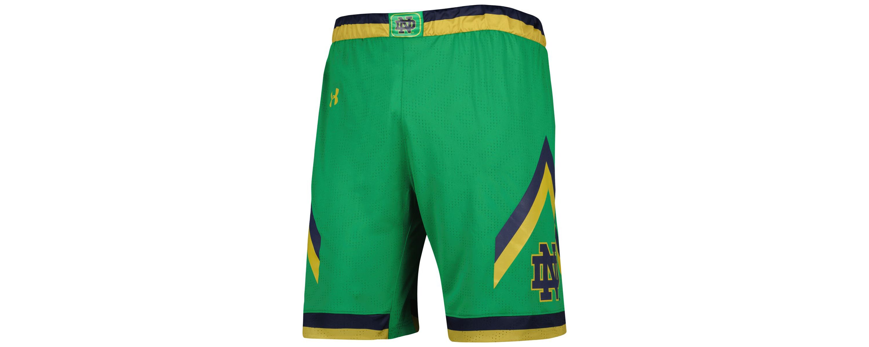 NCAA Under Armour Notre Dame Fighting Irish Team Replica Basketball Shorts