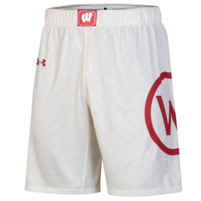 NCAA Under Armour Wisconsin Badgers Throwback NCAA Replica Basketball Shorts