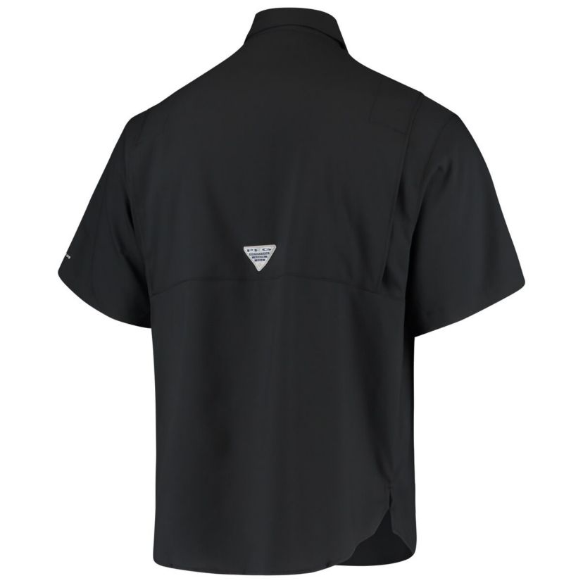 NCAA Ohio State Buckeyes Tamiami Omni-Shade Button-Down Shirt