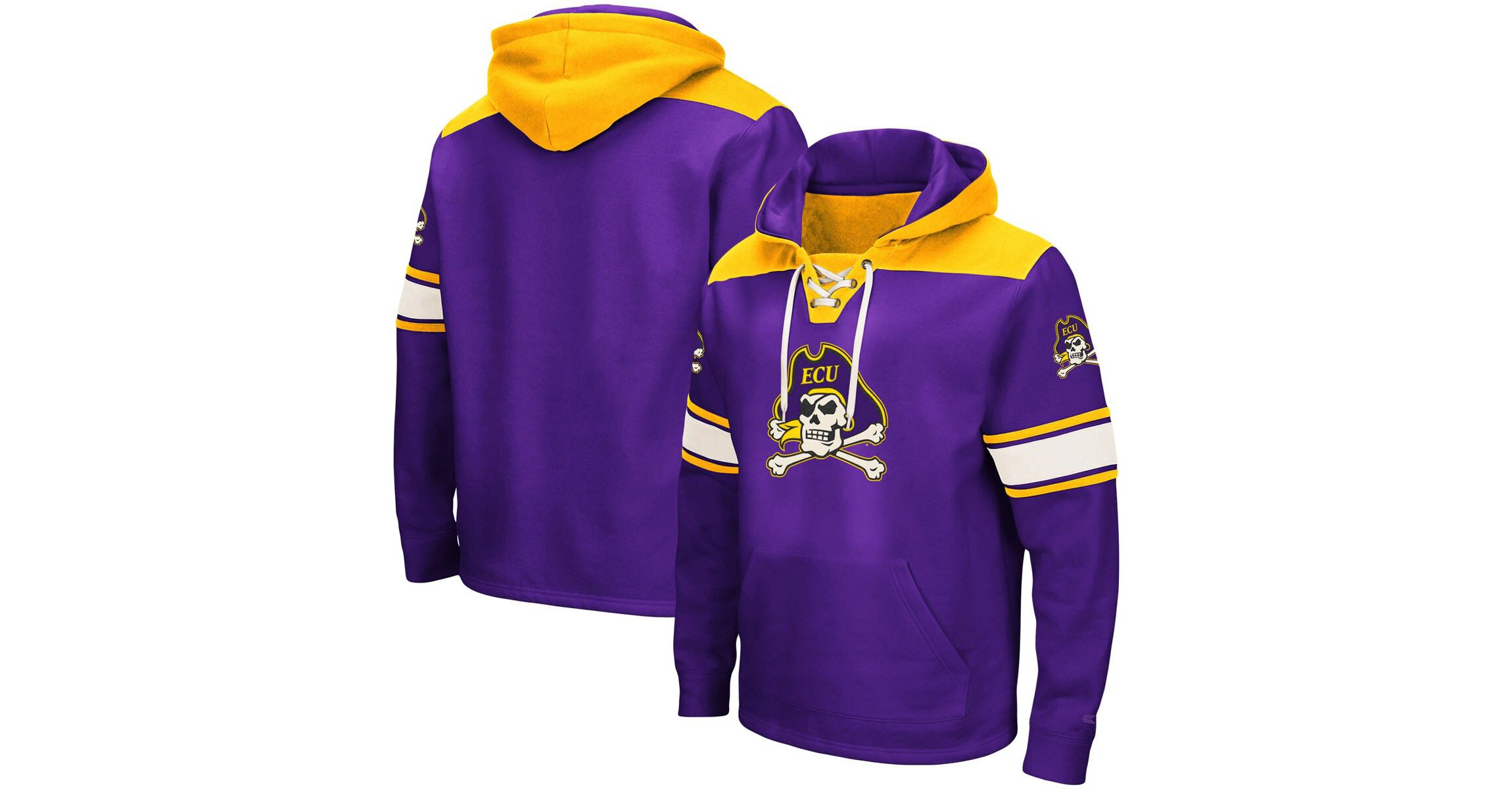 East Carolina Pirates NCAA ECU Pirates 2.0 Lace-Up Pullover Hoodie