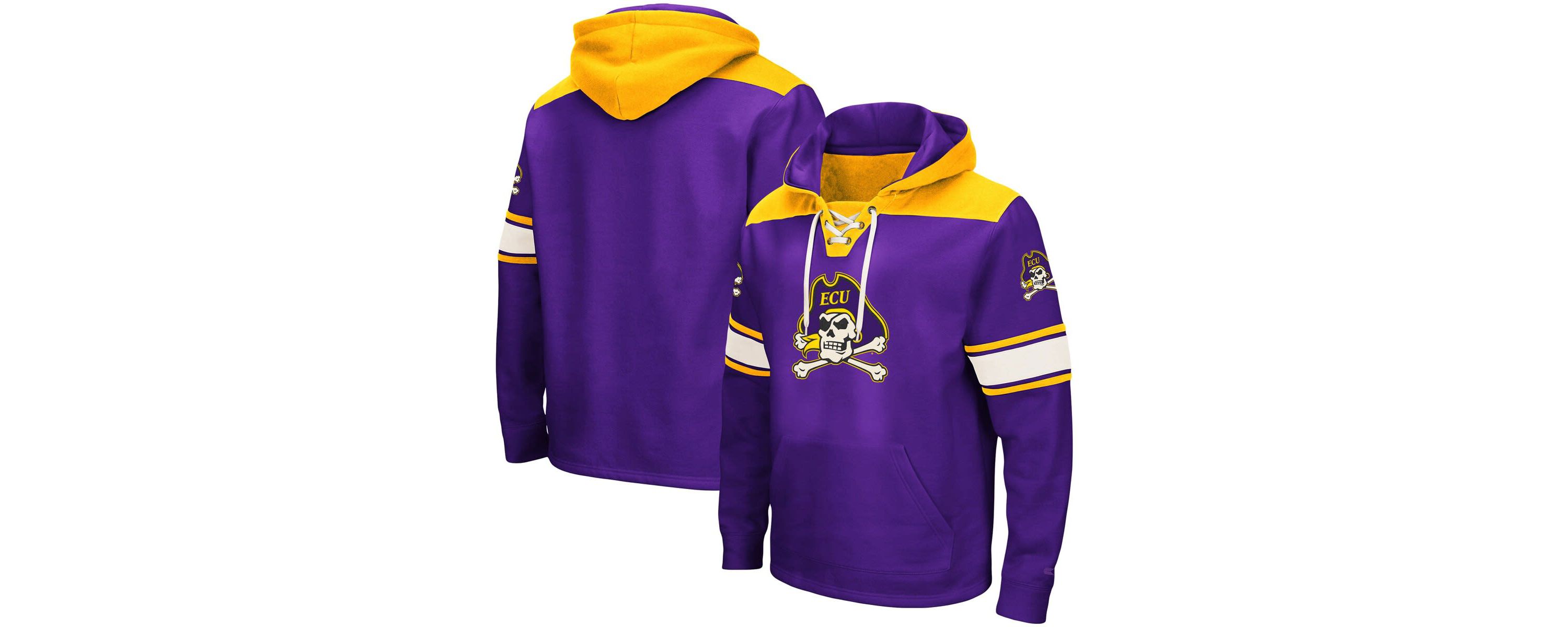 East Carolina Pirates NCAA ECU Pirates 2.0 Lace-Up Pullover Hoodie