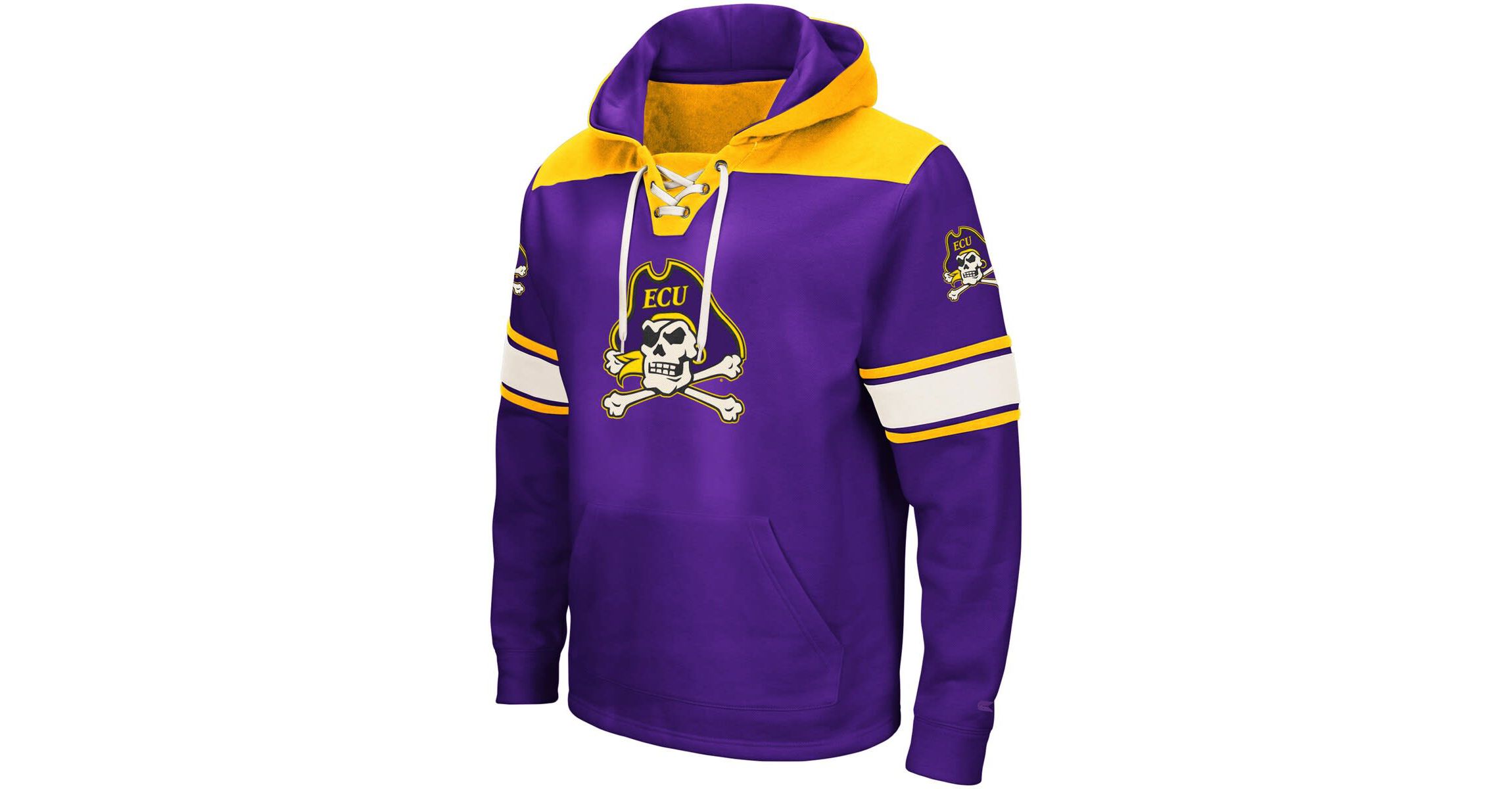 East Carolina Pirates NCAA ECU Pirates 2.0 Lace-Up Pullover Hoodie