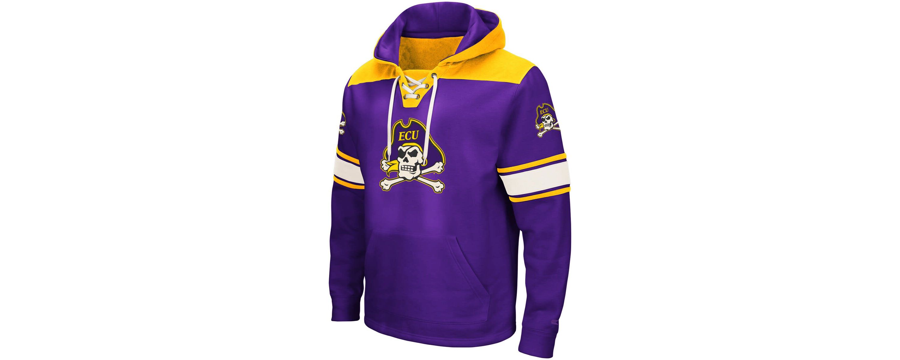 East Carolina Pirates NCAA ECU Pirates 2.0 Lace-Up Pullover Hoodie