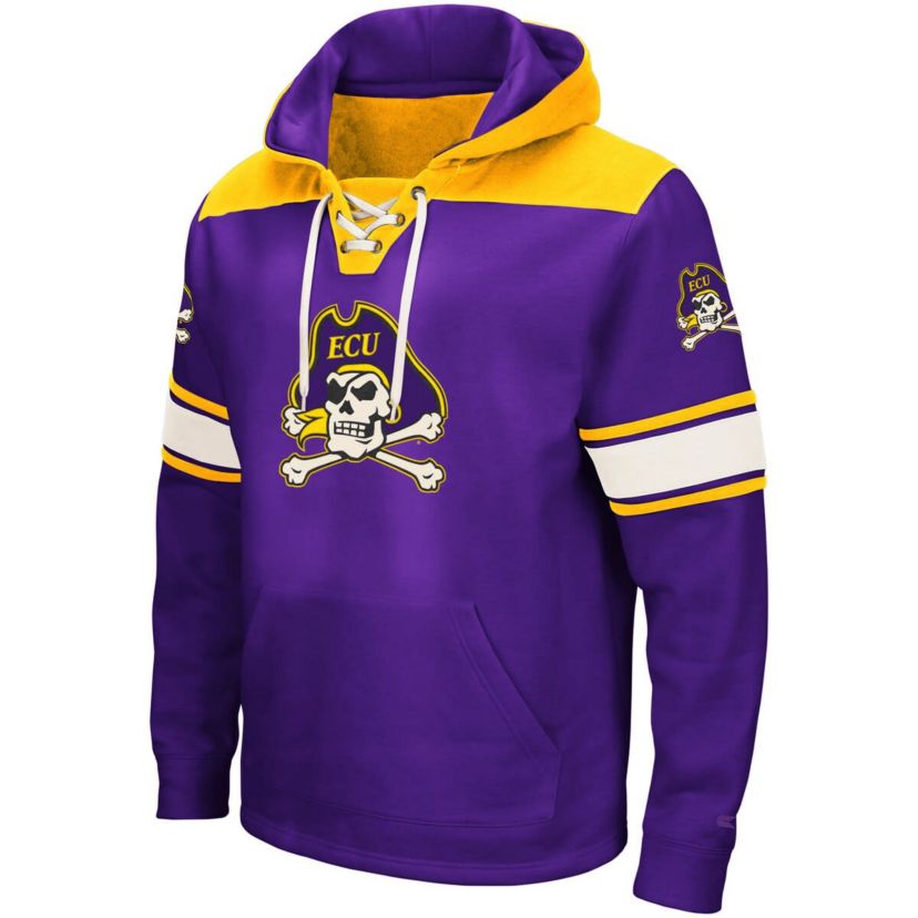 East Carolina Pirates NCAA ECU Pirates 2.0 Lace-Up Pullover Hoodie