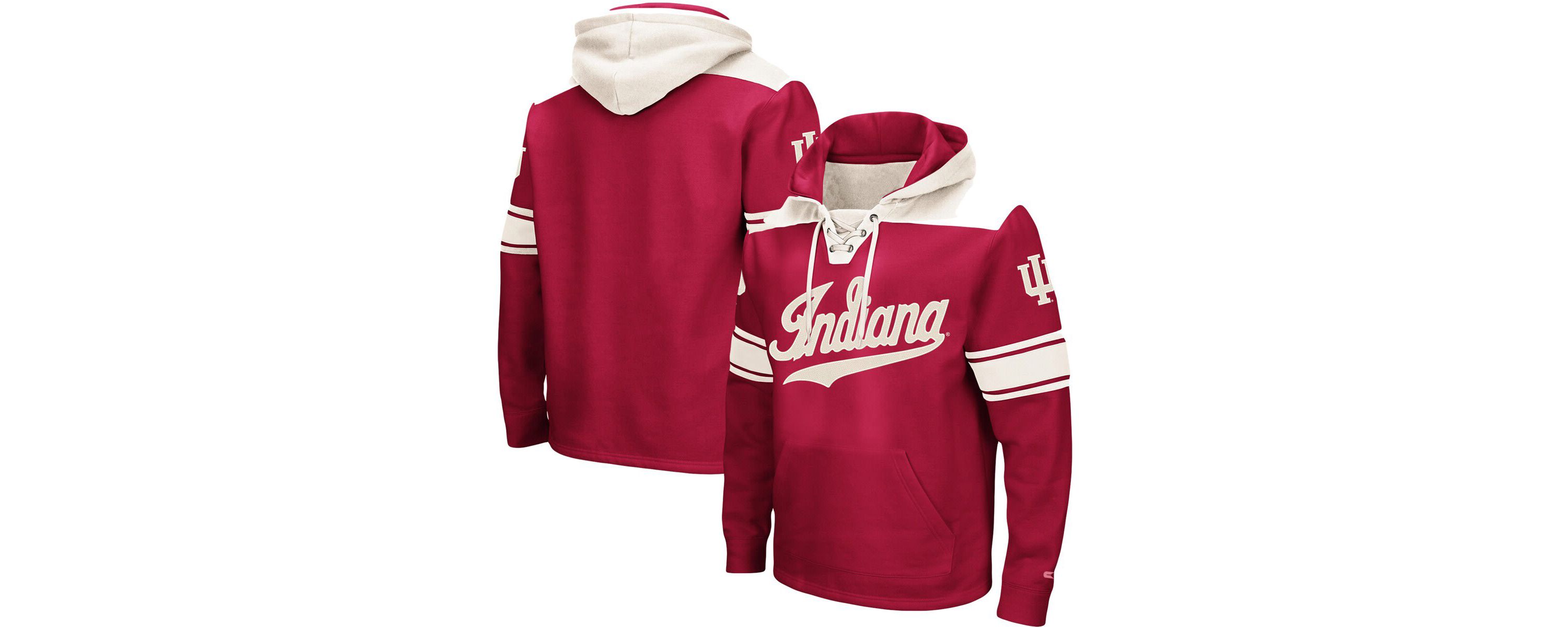 NCAA Indiana Hoosiers 2.0 Lace-Up Pullover Hoodie