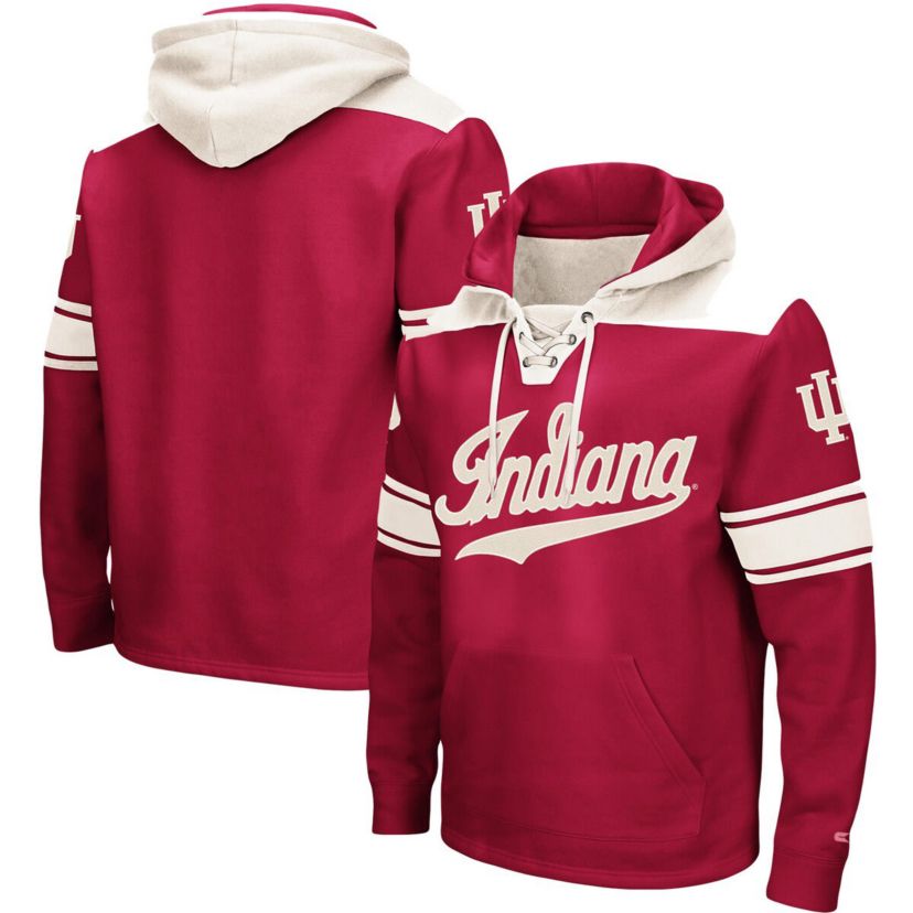 NCAA Indiana Hoosiers 2.0 Lace-Up Pullover Hoodie
