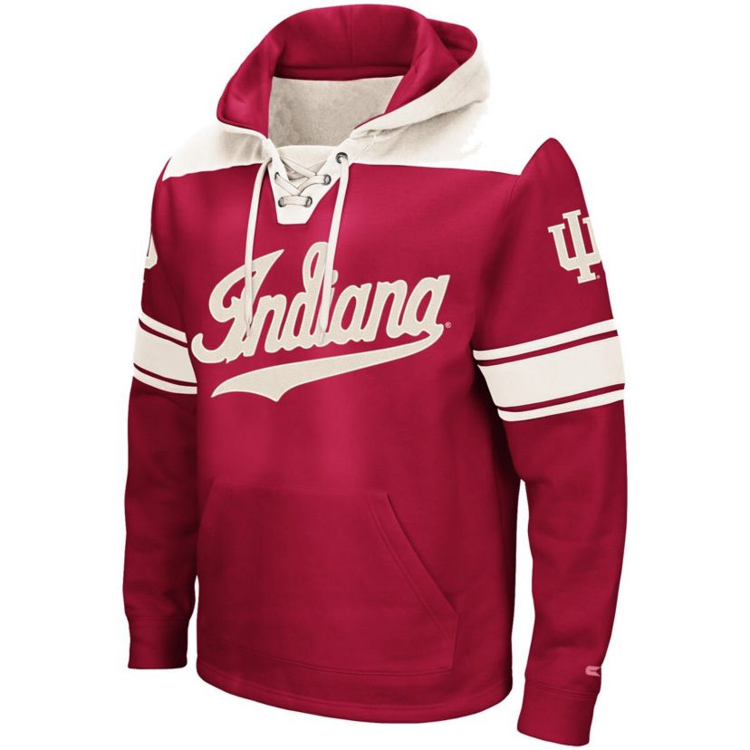 NCAA Indiana Hoosiers 2.0 Lace-Up Pullover Hoodie