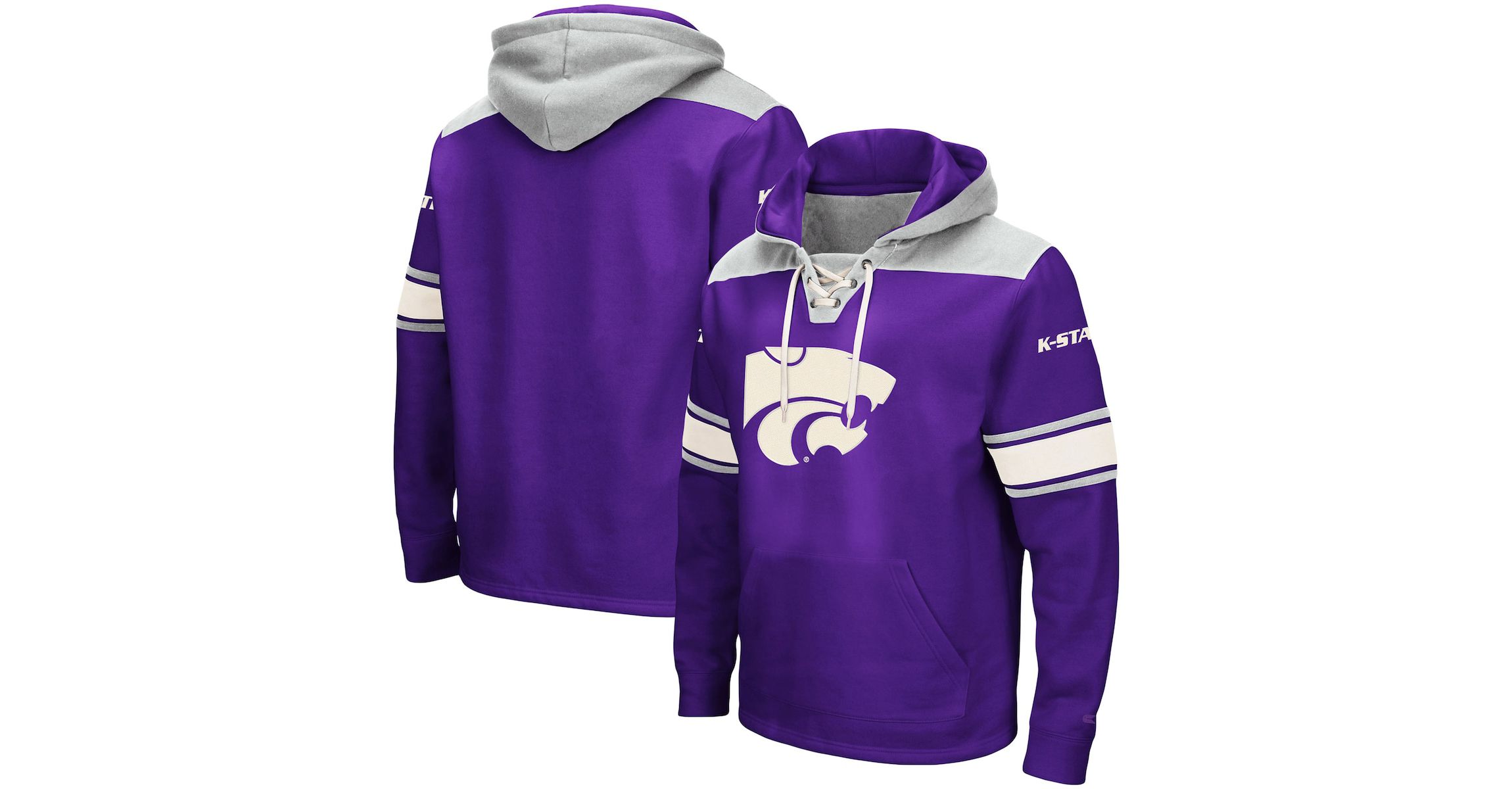 NCAA Kansas State Wildcats 2.0 Lace-Up Pullover Hoodie