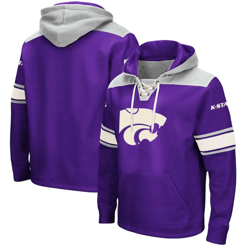 NCAA Kansas State Wildcats 2.0 Lace-Up Pullover Hoodie