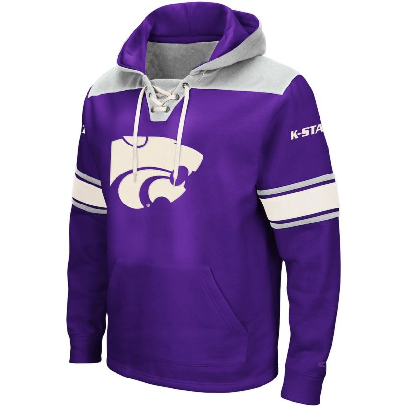 NCAA Kansas State Wildcats 2.0 Lace-Up Pullover Hoodie