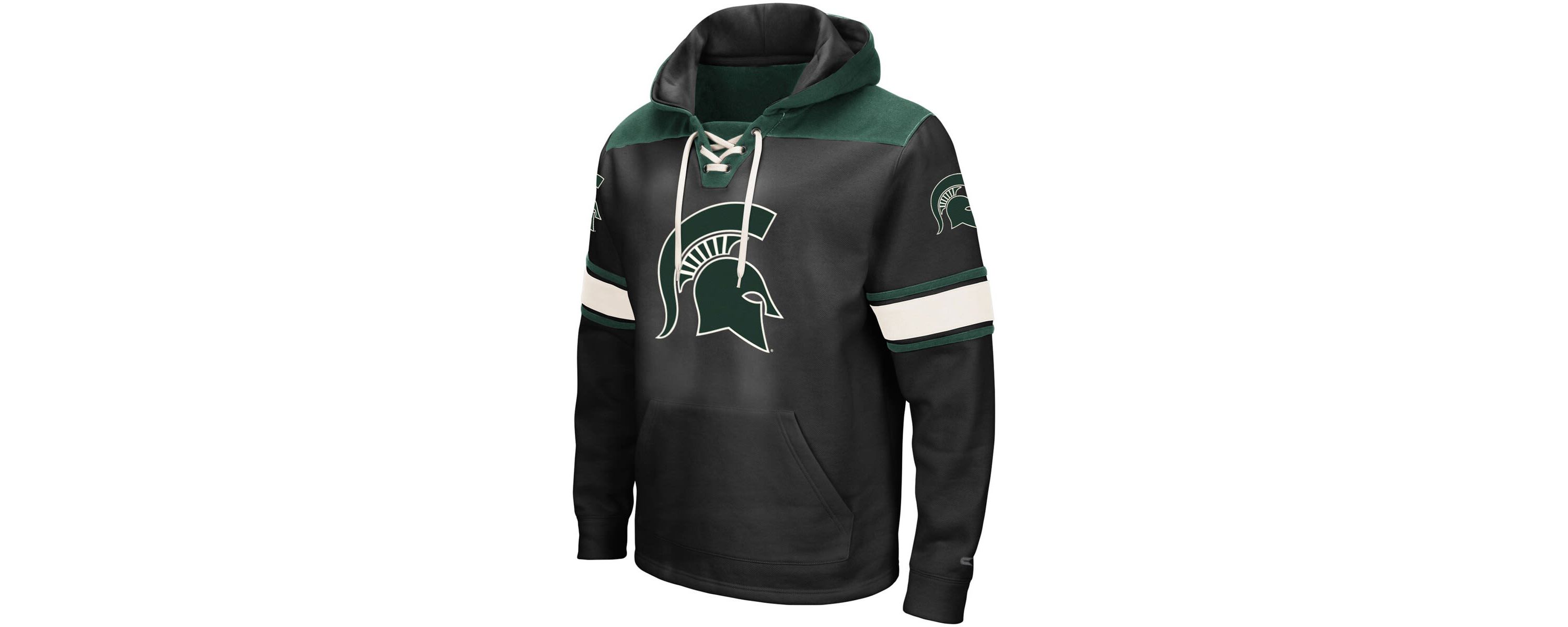 NCAA Michigan State Spartans 2.0 Lace-Up Pullover Hoodie