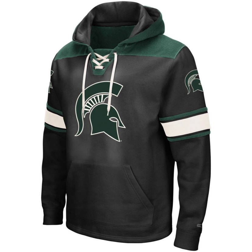 NCAA Michigan State Spartans 2.0 Lace-Up Pullover Hoodie