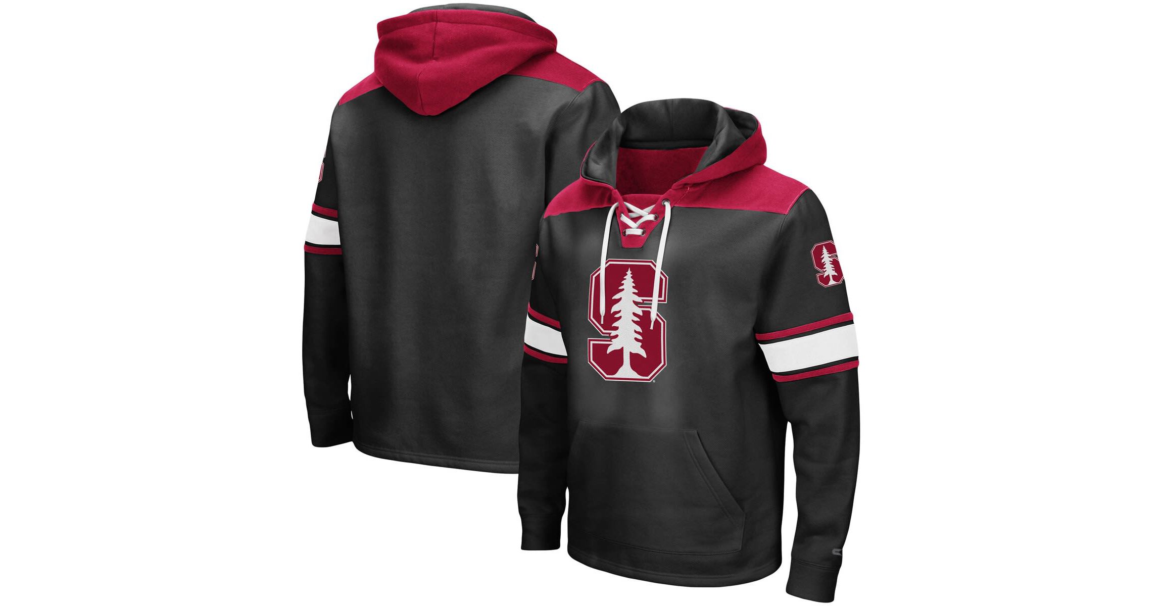 Stanford Cardinal NCAA Stanford 2.0 Lace-Up Pullover Hoodie