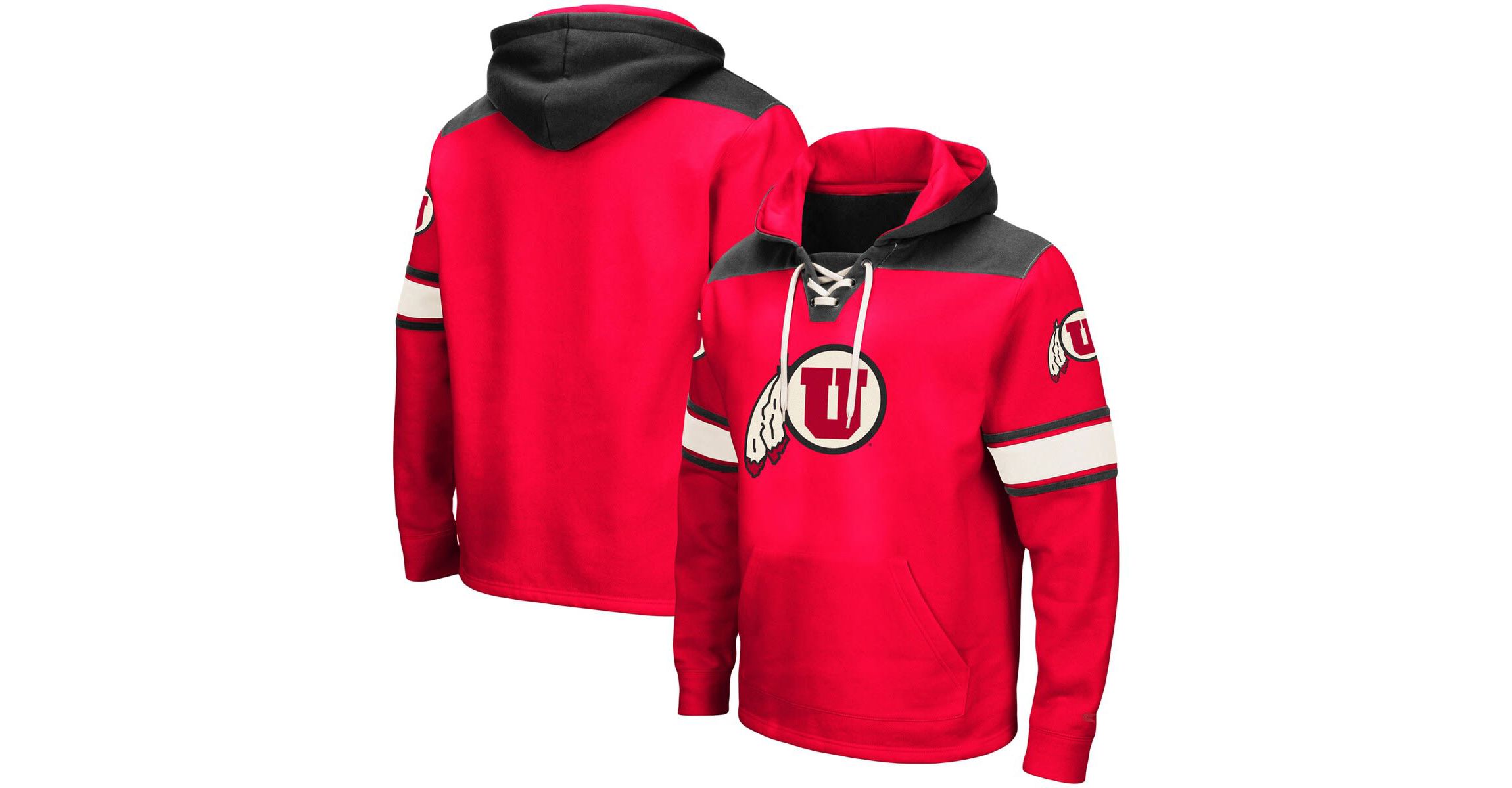 NCAA Utah Utes 2.0 Lace-Up Pullover Hoodie