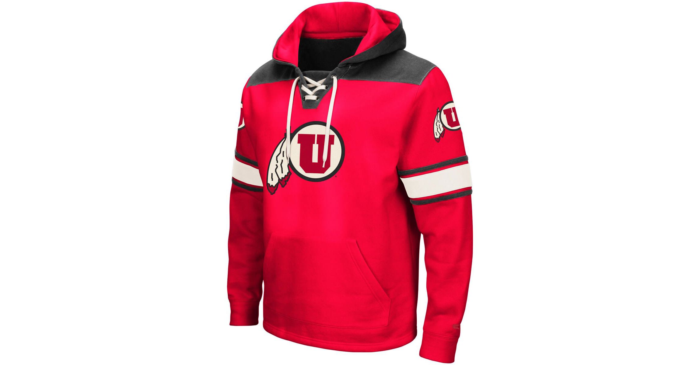 NCAA Utah Utes 2.0 Lace-Up Pullover Hoodie