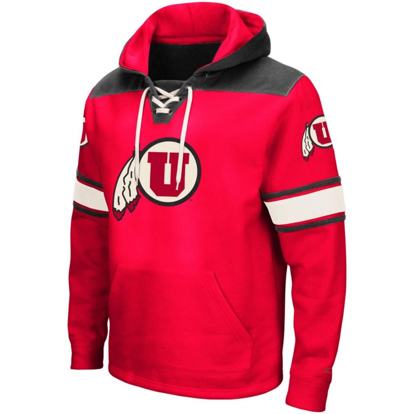 NCAA Utah Utes 2.0 Lace-Up Pullover Hoodie