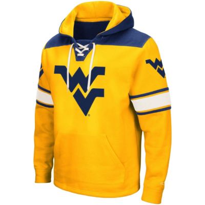 NCAA West Virginia Mountaineers 2.0 Lace-Up Pullover Hoodie