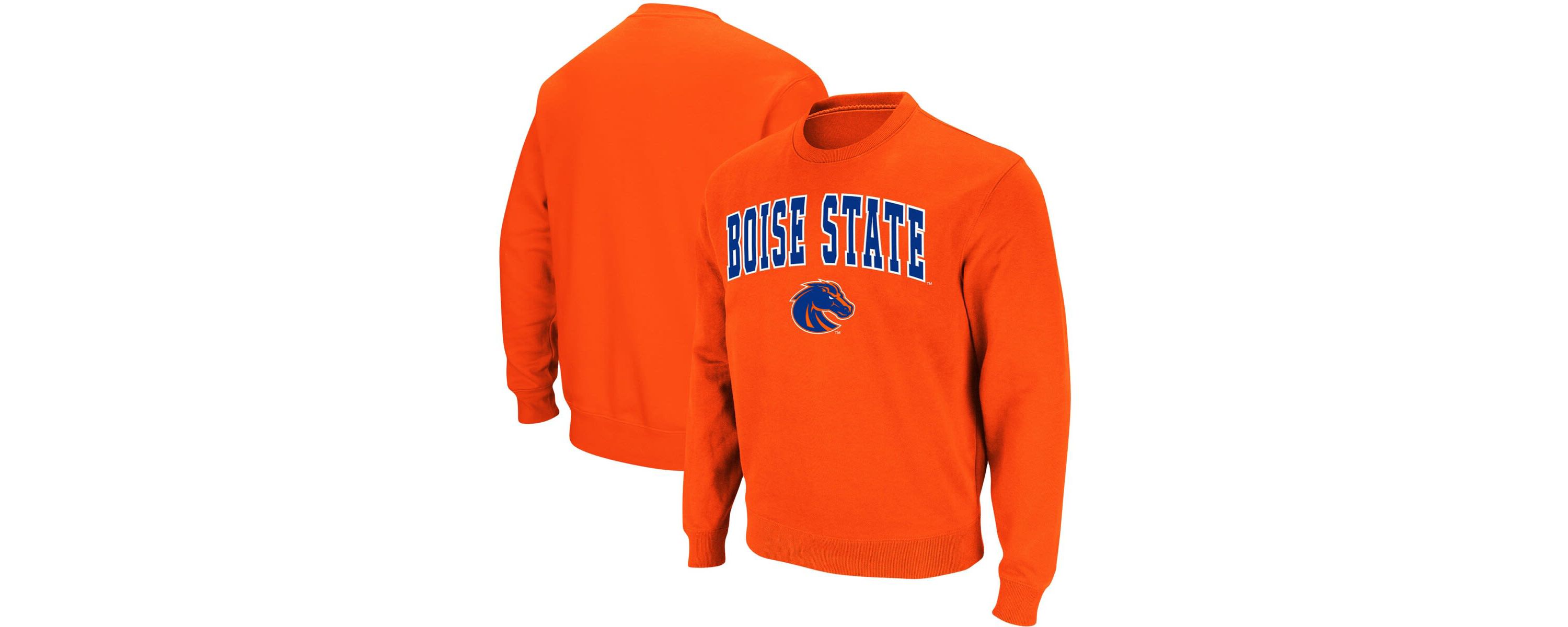 NCAA Boise State Broncos Arch & Logo Tackle Twill Pullover Sweatshirt
