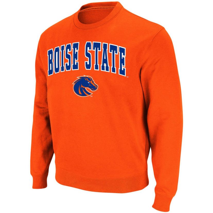 NCAA Boise State Broncos Arch & Logo Tackle Twill Pullover Sweatshirt