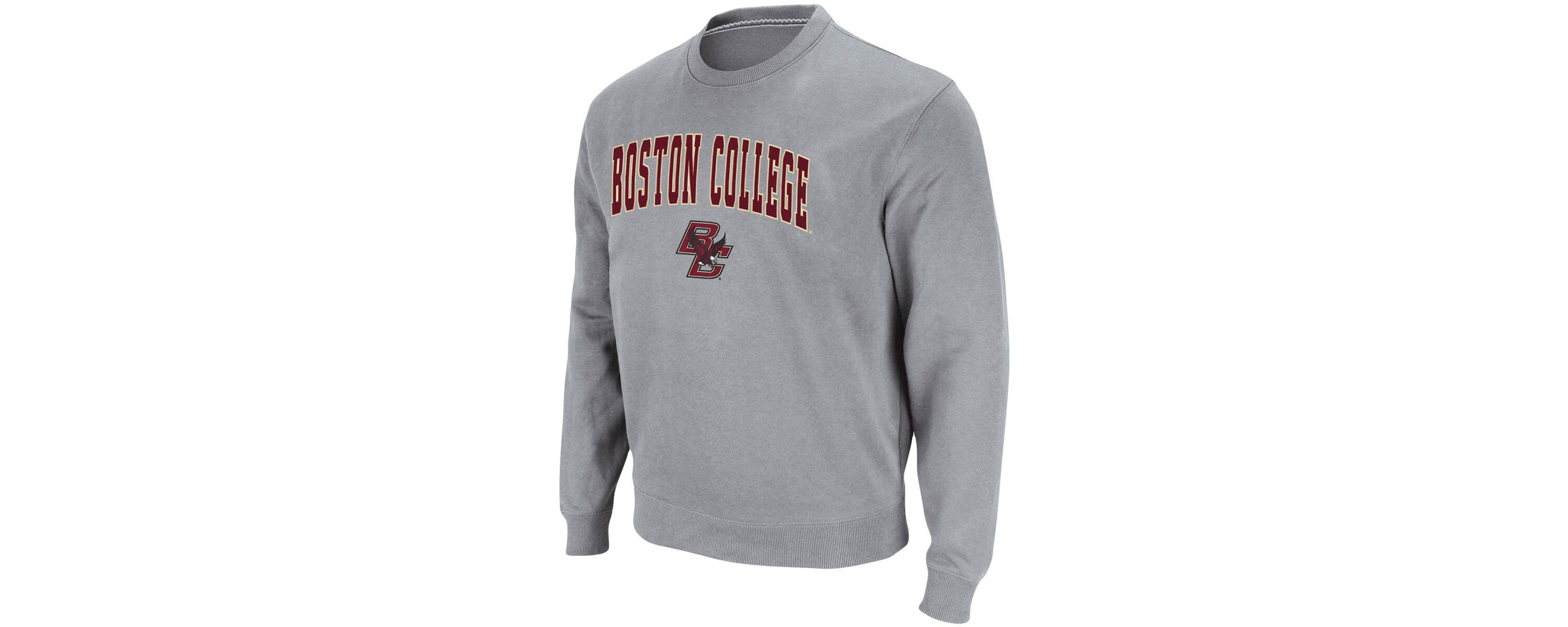 Boston College Eagles NCAA ed Boston NCAA Eagles Arch & Logo Tackle Twill Pullover Sweatshirt