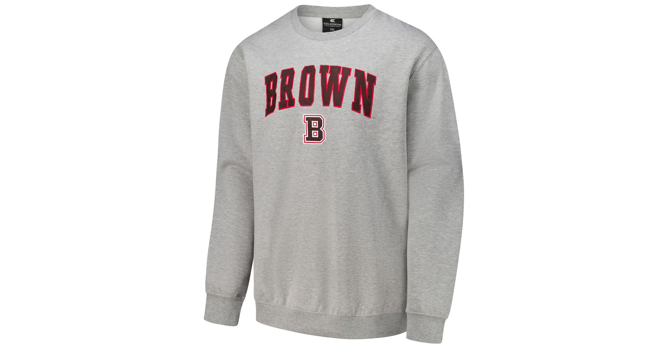 Brown Bears NCAA ed Bears Arch & Logo Tackle Twill Pullover Sweatshirt