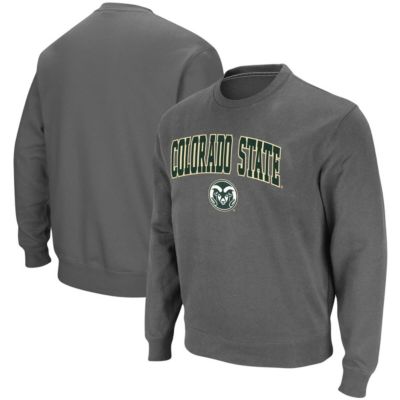 NCAA Colorado State Rams Arch & Logo Tackle Twill Pullover Sweatshirt