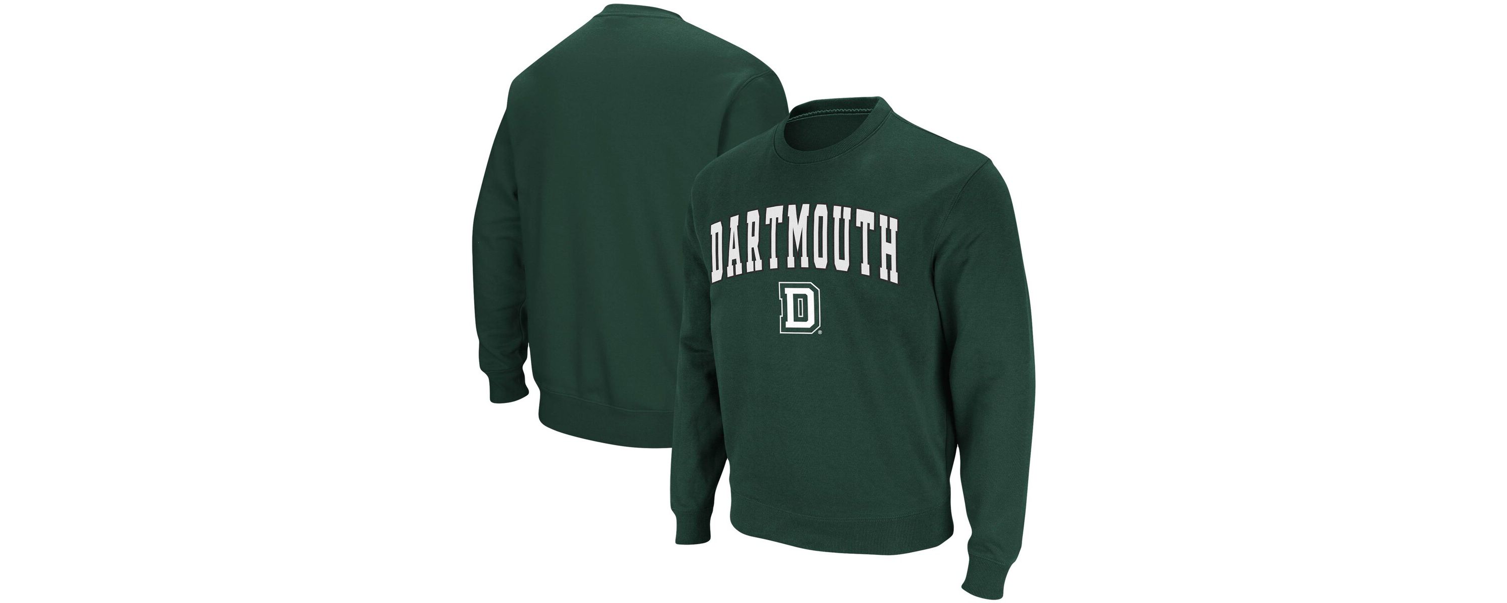 Dartmouth Big Green NCAA Dartmouth Big Arch & Logo Tackle Twill Pullover Sweatshirt