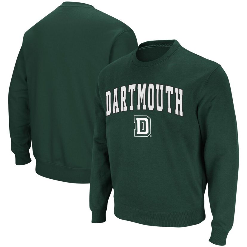 Dartmouth Big Green NCAA Dartmouth Big Arch & Logo Tackle Twill Pullover Sweatshirt