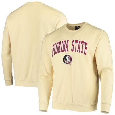 Colosseum Men's NCAA Florida State Seminoles Arch & Logo Tackle Twill Pullover Sweatshirt