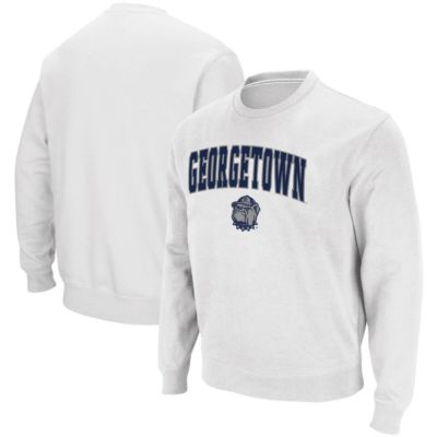 NCAA Georgetown Hoyas Arch & Logo Tackle Twill Pullover Sweatshirt