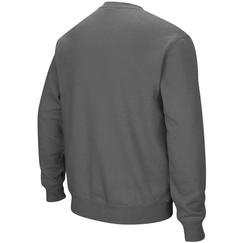 NCAA Ohio Bobcats Arch & Logo Tackle Twill Pullover Sweatshirt