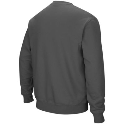 NCAA Wyoming Cowboys Arch & Logo Tackle Twill Pullover Sweatshirt
