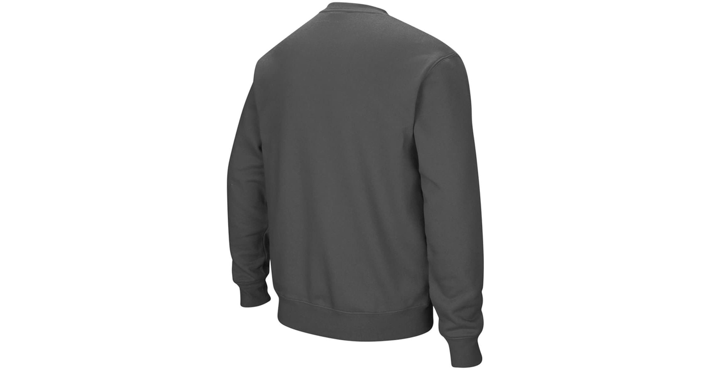 NCAA Wyoming Cowboys Arch & Logo Tackle Twill Pullover Sweatshirt